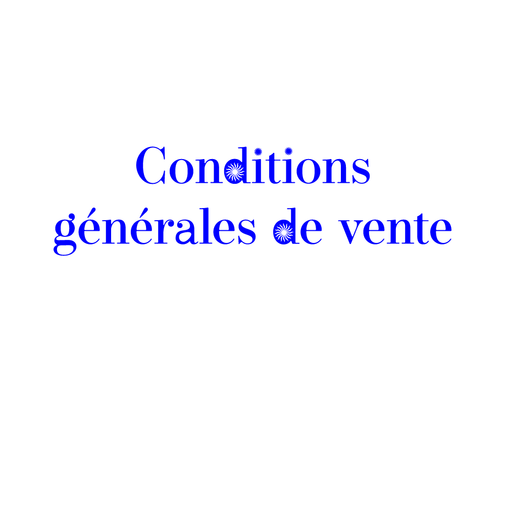 conditions générales de vente