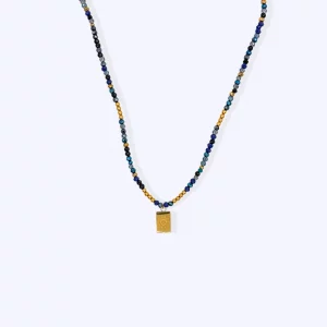 Collier Athénais bleu