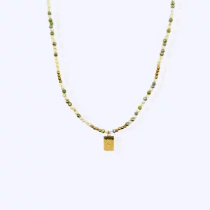 Collier Athénais vert