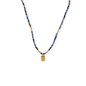 Collier Athénais bleu